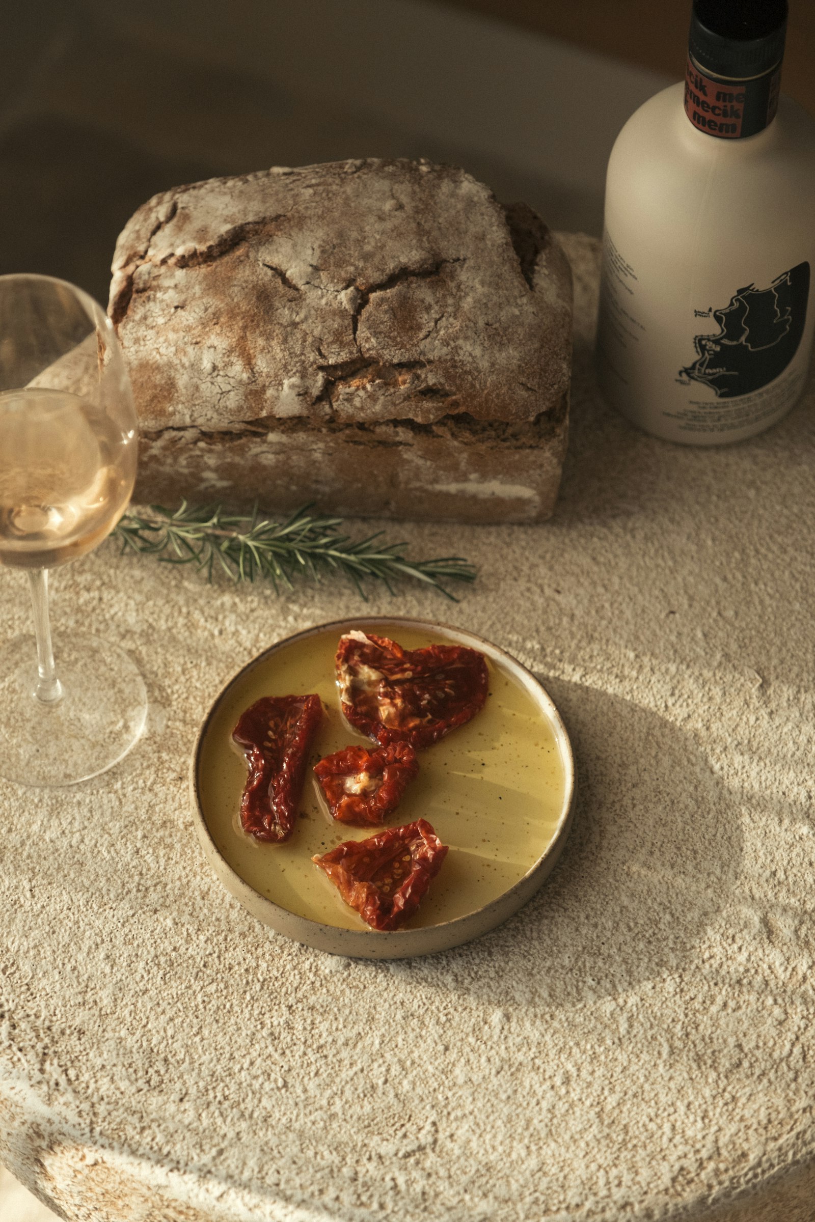 Pain et mezze