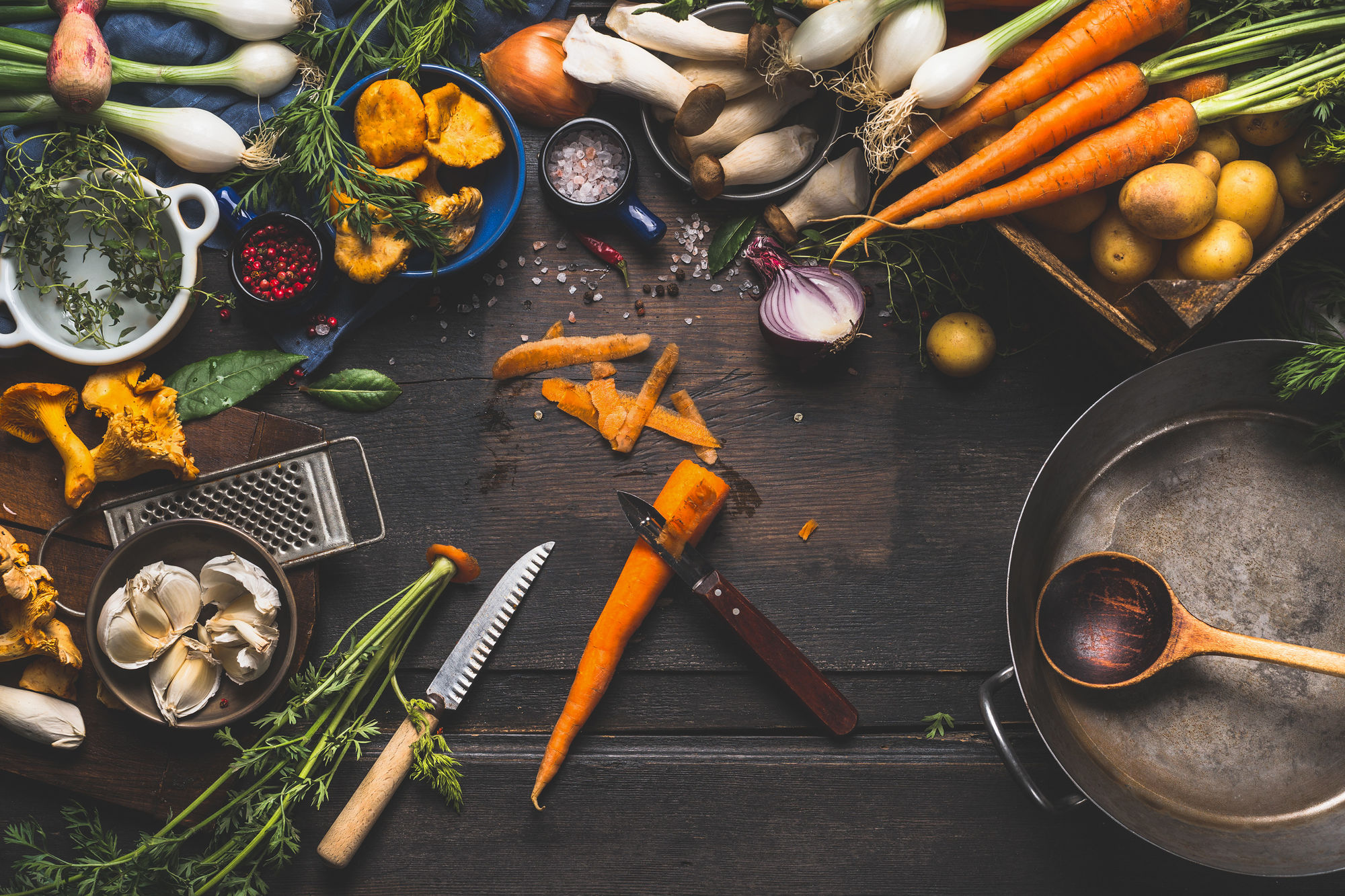 Produits frais préparés au restaurant L'Attablé(e)
